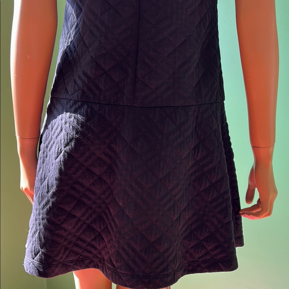 💛💛NWOT LOFT Black Quilted A-line Mini Dress💛💛 - Picture 7 of 10